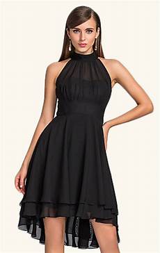 Black Halter Cocktail Dress