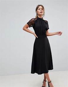 Black Midi Cocktail Dress