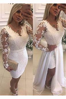 Long White Cocktail Dress