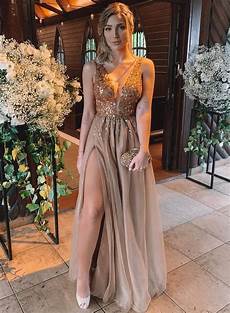Taupe Cocktail Dress