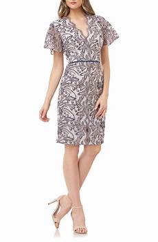 Embroidered Cocktail Dress