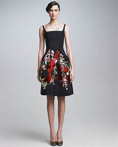 Embroidered Cocktail Dress