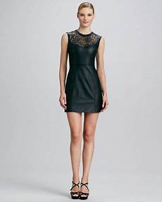 Leather Cocktail Dress