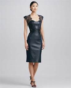Leather Cocktail Dress