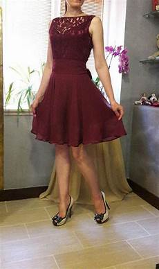 Maroon Cocktail Dress