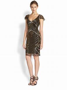 Metallic Cocktail Dress