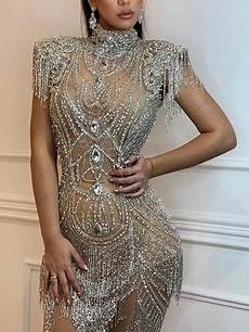 Rhinestone Cocktail Dress