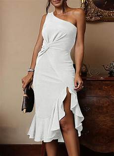 Womens White Cocktail Dress